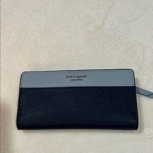 Kate Spade Two-Tone navy and Gray Wallet